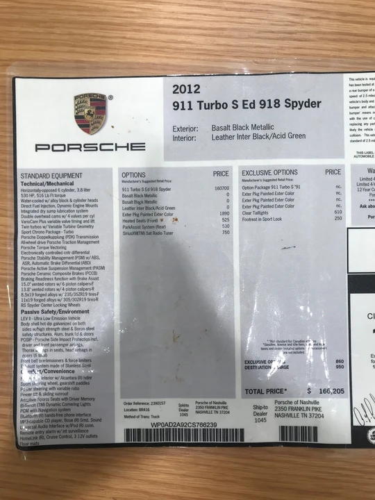 2012 Porsche 997 Turbo S - Image 21 of 25