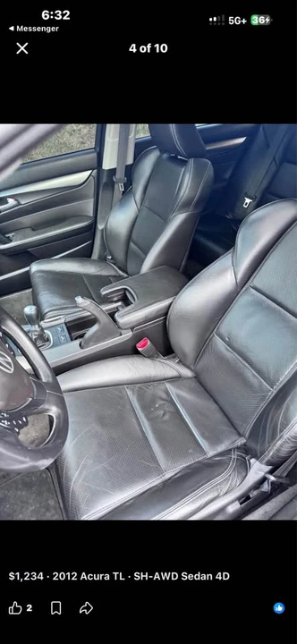 2012 Acura TL 4th Gen - Image 8 of 12