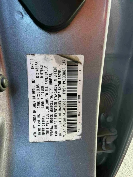 2012 Acura TL 4th Gen - Image 11 of 12