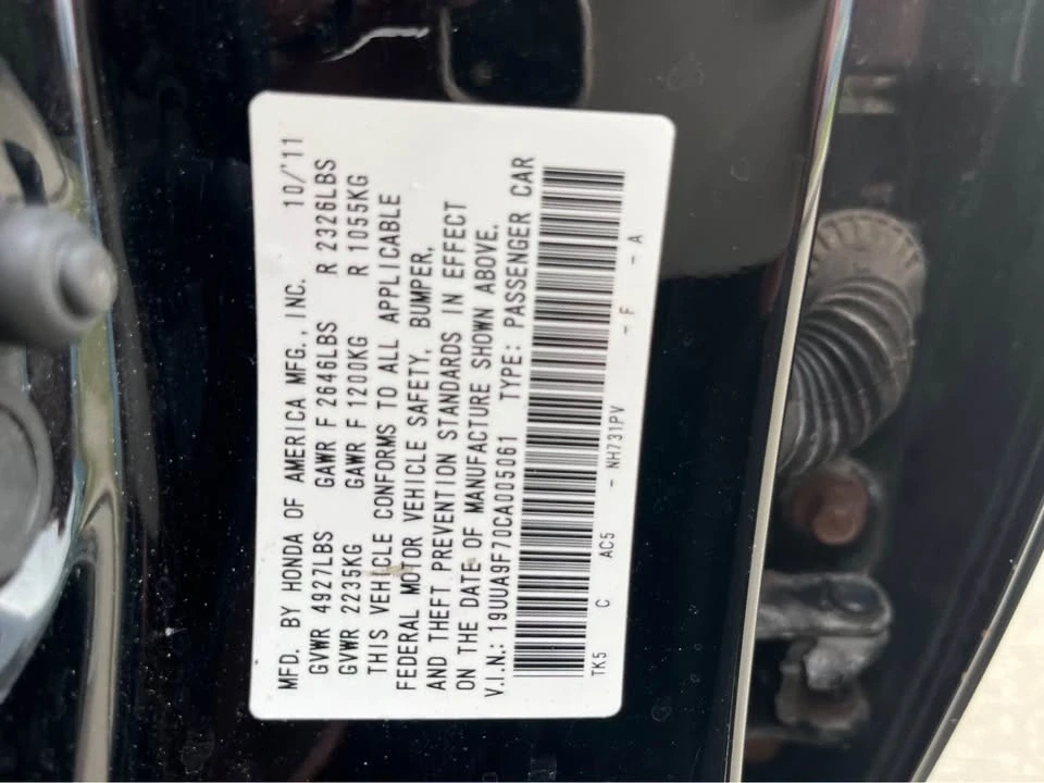 2012 Acura TL 4th Gen - Image 18 of 18