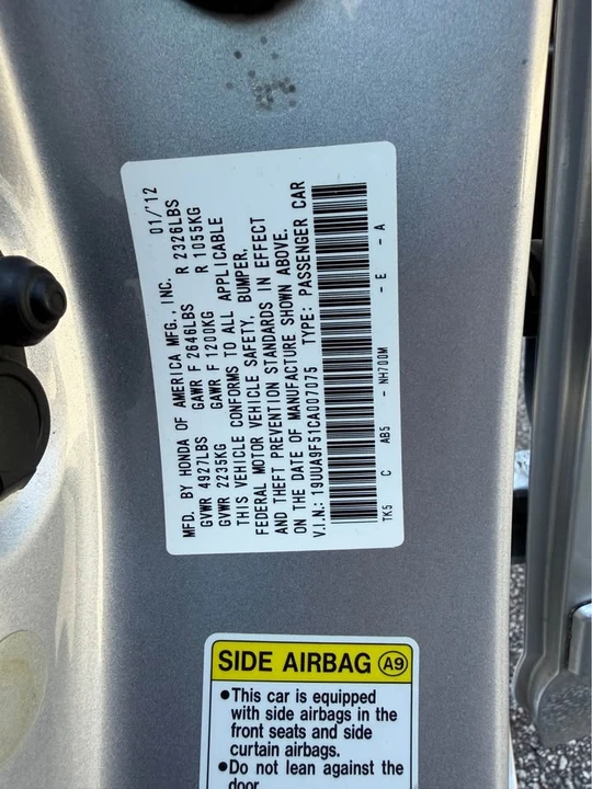 2012 Acura TL 4th Gen - Image 15 of 15
