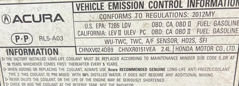 2012 Acura TSX 2nd Gen - Image 8 of 8