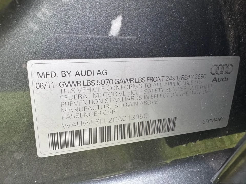 2012 Audi B8 A4 - Image 9 of 11