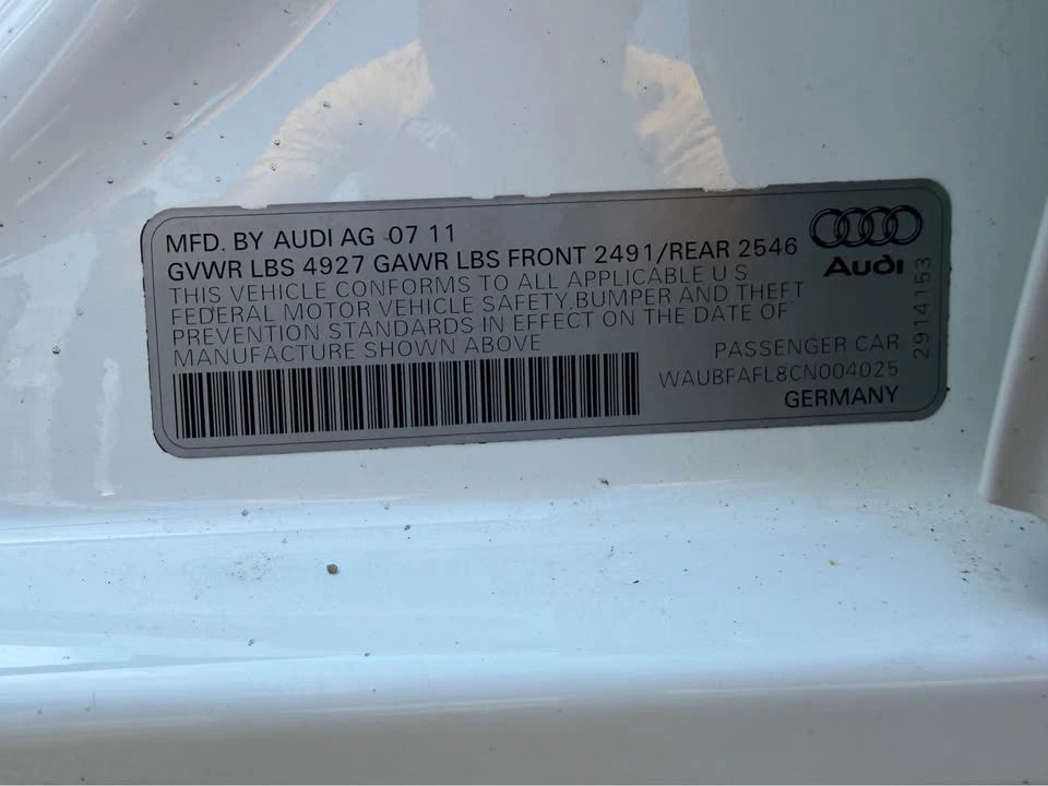 2012 Audi B8 A4 - Image 17 of 20
