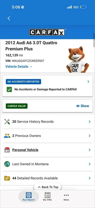 2012 Audi C7 A6 - Image 16 of 16