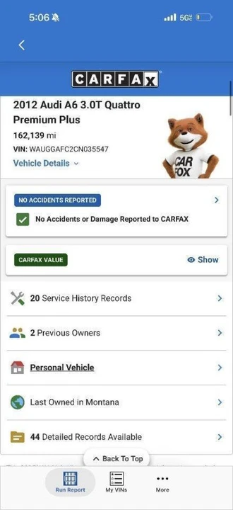 2012 Audi C7 A6 - Image 16 of 16