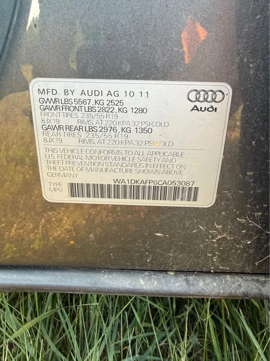 2012 Audi 8R Q5 - Image 5 of 18