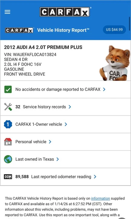 2012 Audi B8 A4 - Image 13 of 20