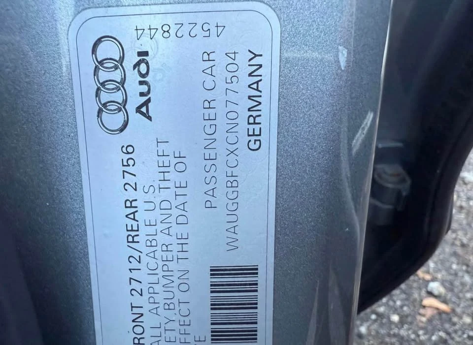 2012 Audi C7 A6 - Image 8 of 8
