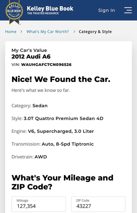 2012 Audi C7 A6 - Image 15 of 17