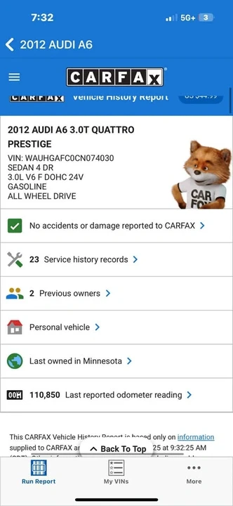 2012 Audi C7 A6 - Image 13 of 20