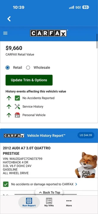 2012 Audi C7 A7 - Image 16 of 17