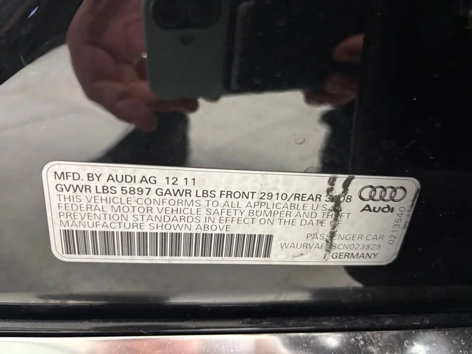 2012 Audi D4 A8 - Image 21 of 21