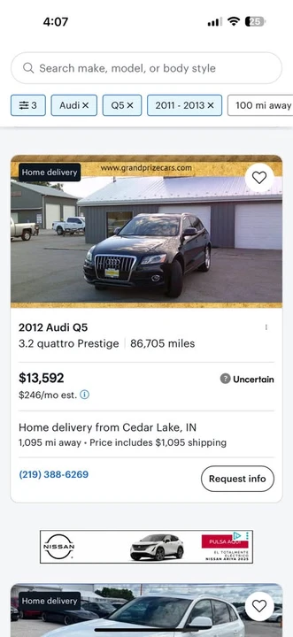 2012 Audi 8R Q5 - Image 3 of 14