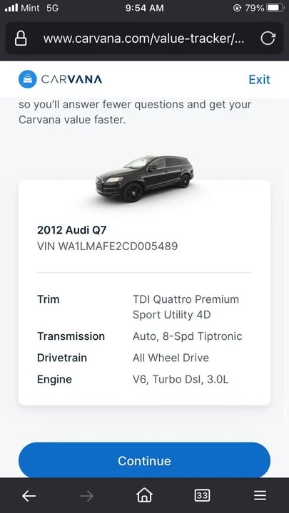 2012 Audi 4L Q7 - Image 7 of 8