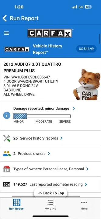 2012 Audi 4L Q7 - Image 8 of 8