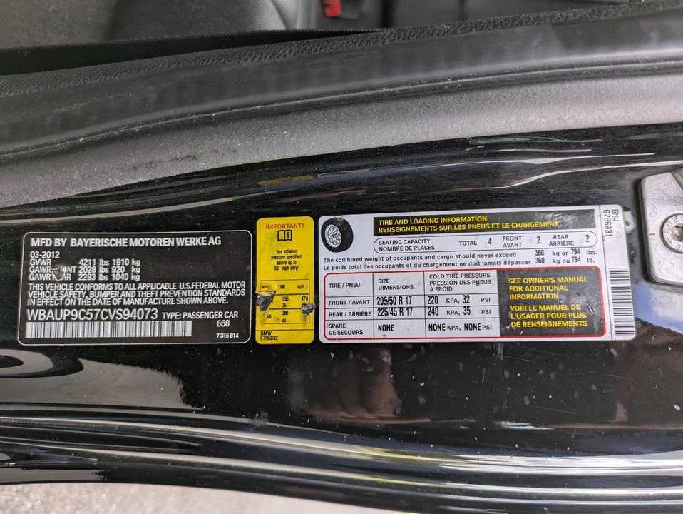 2012 BMW E81/E82/E88 1 Series - Image 13 of 13