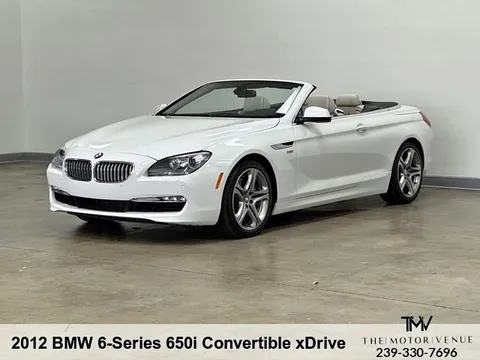 2012 BMW 6-Series 650i Convertible xDrive