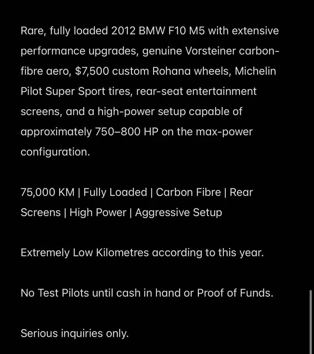 2012 BMW F10 M5 - Image 20 of 20