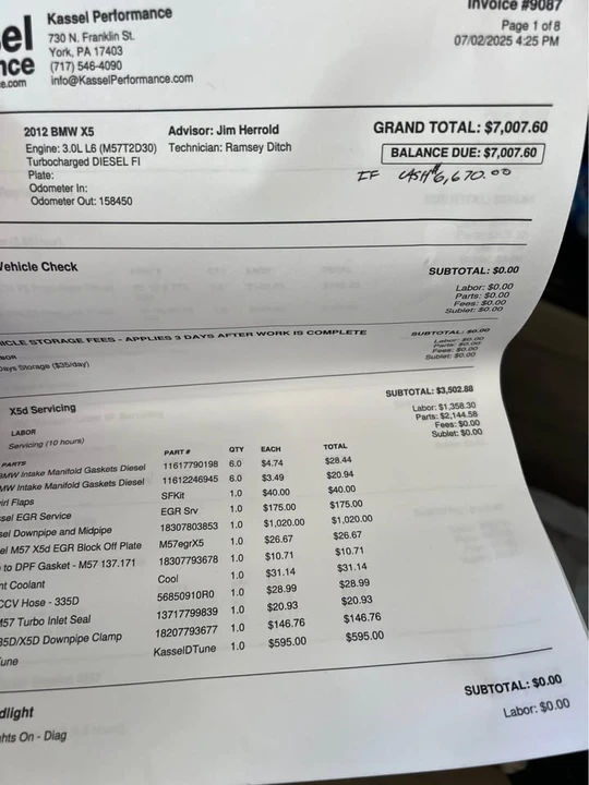 2012 BMW E70 X5 - Image 11 of 14