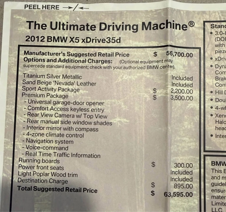 2012 BMW E70 X5 - Image 8 of 11