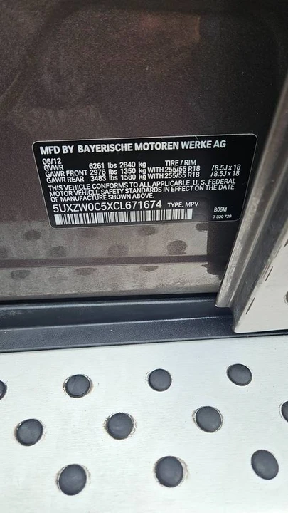 2012 BMW E70 X5 - Image 13 of 20