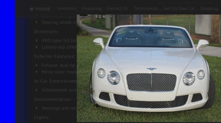 2012 Bentley Continental GTC - Image 7 of 9