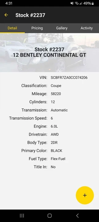 2012 Bentley Continental GT 2nd Gen - Image 19 of 20