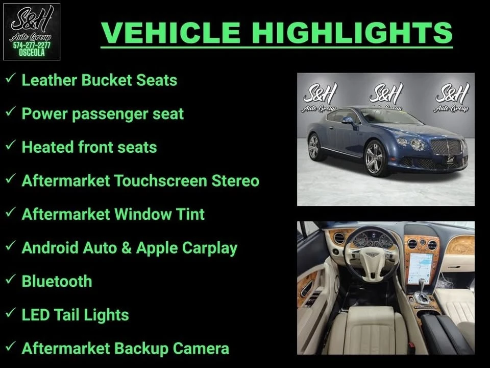 2012 Bentley Continental GT 2nd Gen - Image 3 of 20