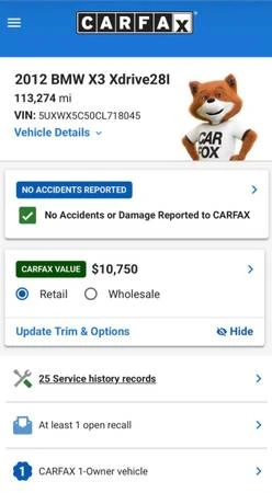 2012 BMW F25 X3 - Image 8 of 16