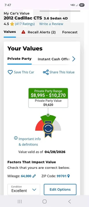 2012 Cadillac - Image 13 of 14