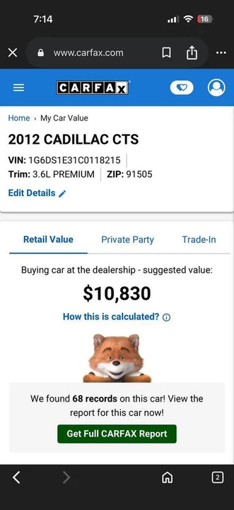 2012 Cadillac CTS 2nd Gen - Image 18 of 18
