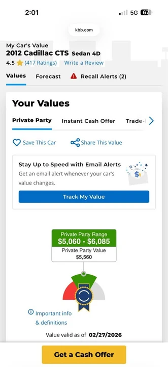 2012 Cadillac CT4 - Image 14 of 14