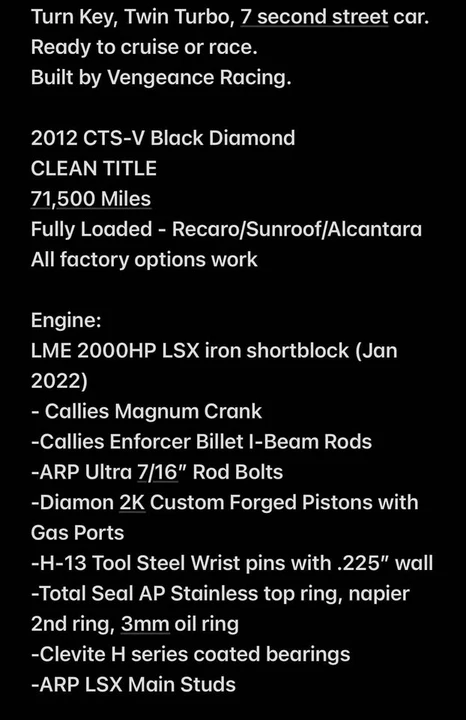 2012 Cadillac CTS-V 2nd Gen - Image 16 of 20