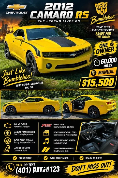2012 Chevrolet Camaro 5th Gen - Image 14 of 14