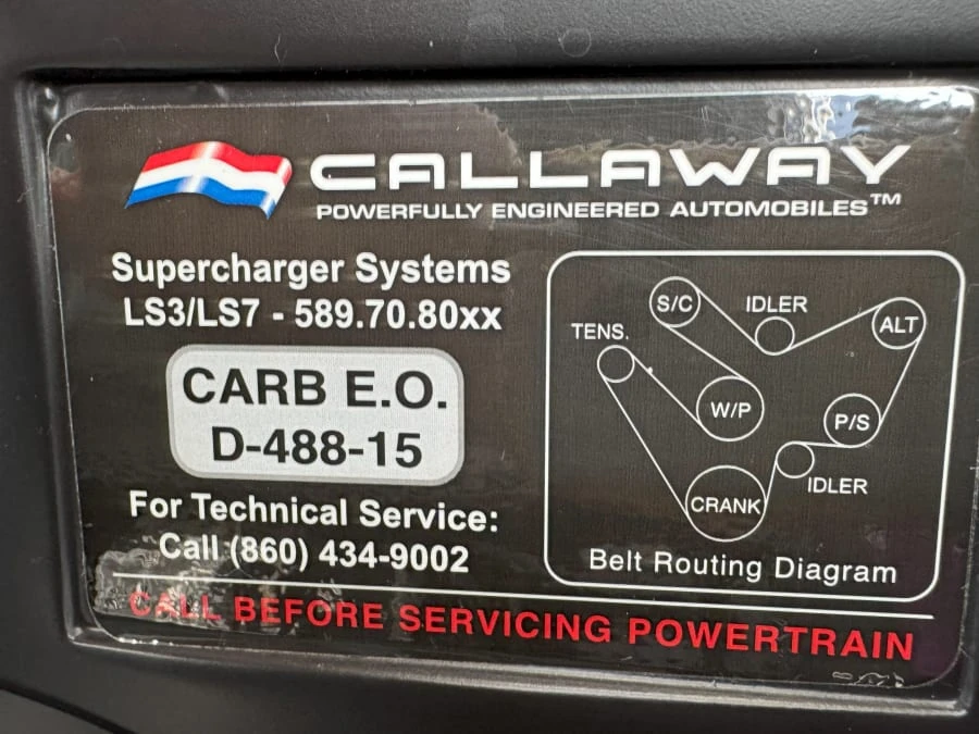 2012 Chevrolet Corvette Callaway - Image 23 of 27