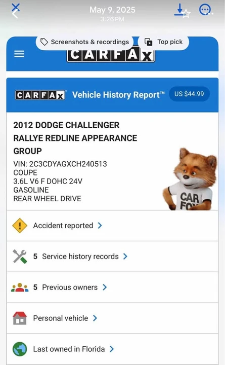 2012 Dodge Challenger 3rd Gen - Image 2 of 10