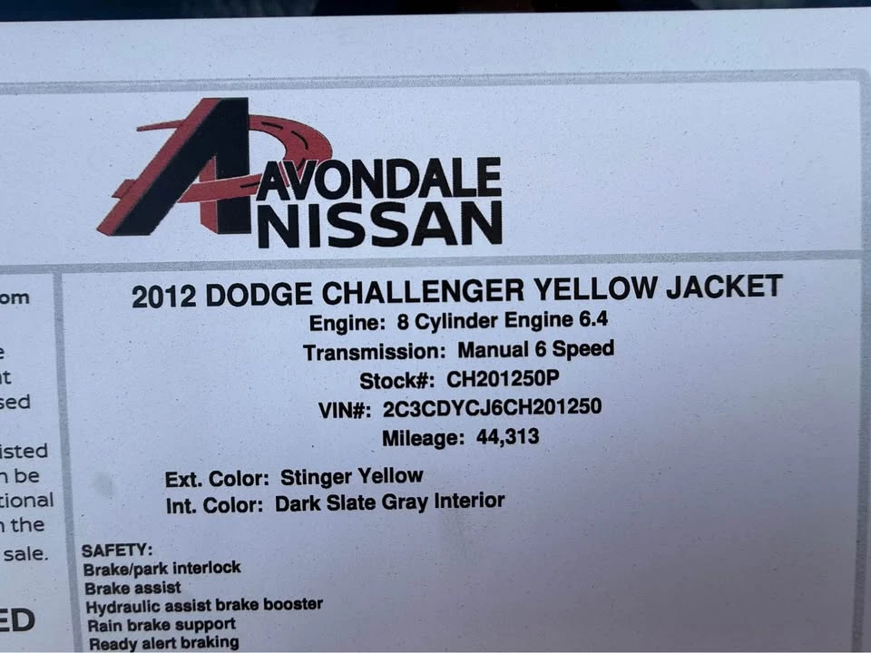2012 Dodge Challenger 3rd Gen - Image 7 of 13