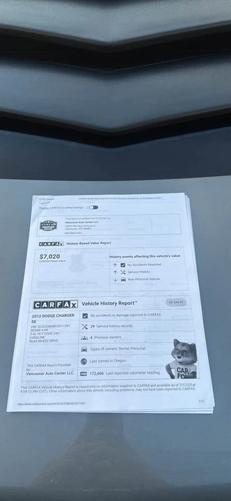 2012 Dodge Charger 7th Gen - Image 7 of 7