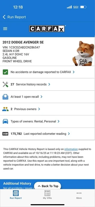 2012 Dodge Avenger Sedan - Image 19 of 19