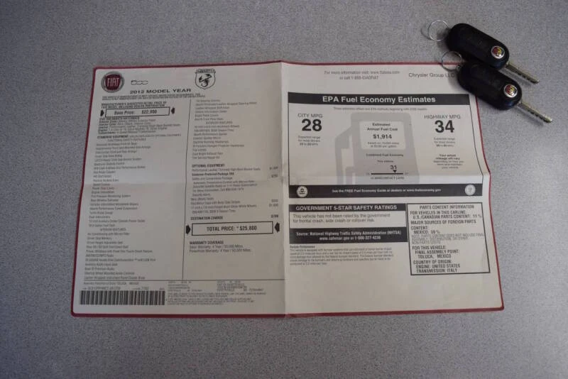 2012 Fiat Abarth 500 - Image 14 of 31