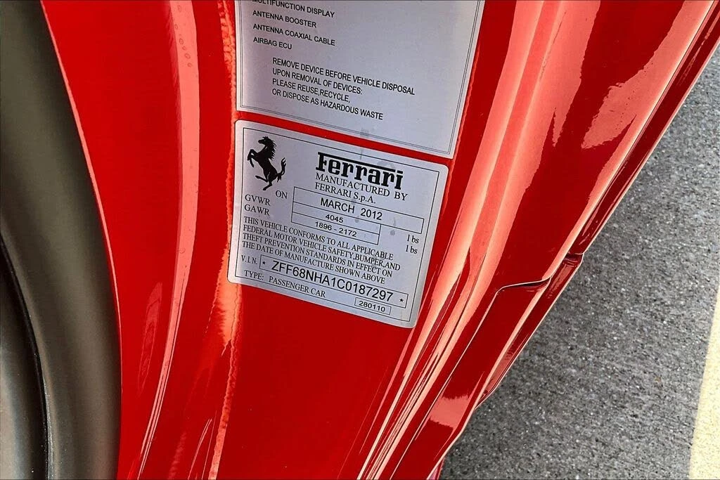 2012 Ferrari 458 Spider - Image 17 of 30