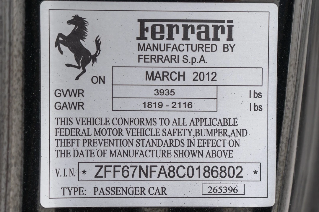 2012 Ferrari 458 Italia - Image 20 of 21