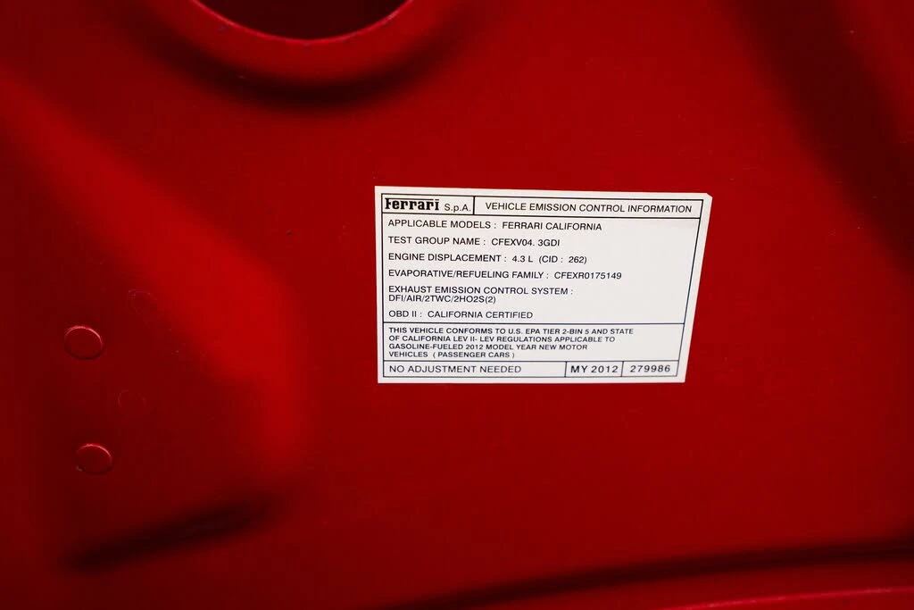 2012 Ferrari California - Image 12 of 31