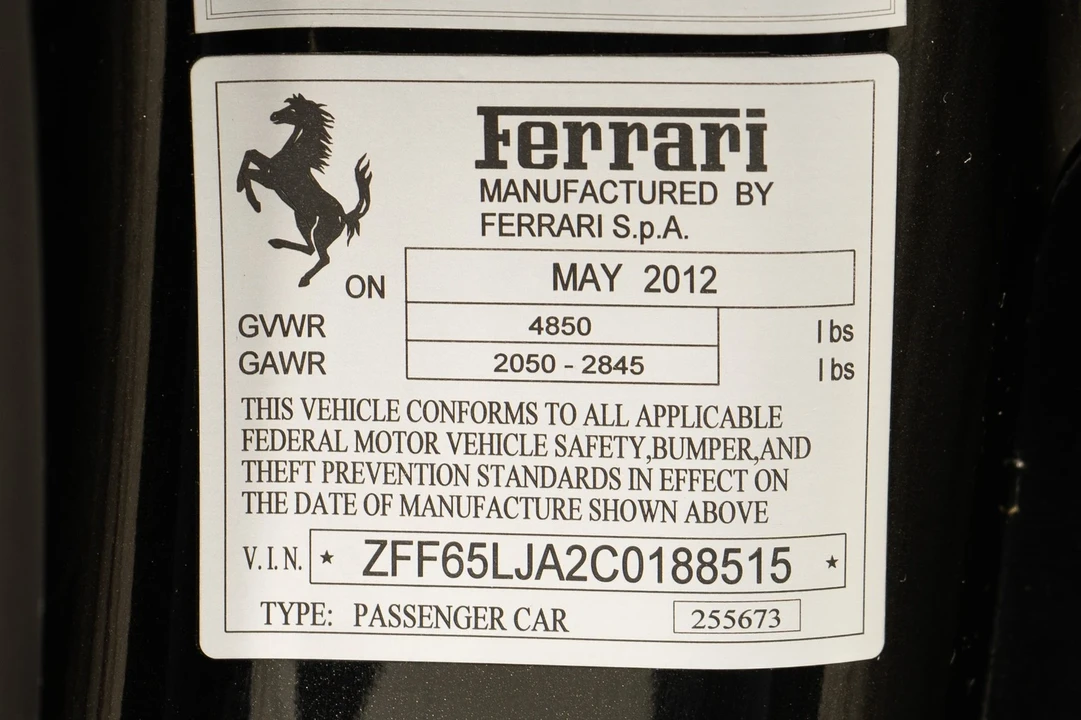2012 Ferrari California - Image 20 of 21