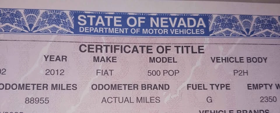 2012 Fiat 500 - Image 2 of 2