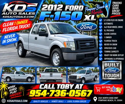 2012 Ford F-150 XL 4x2 SuperCab Styleside