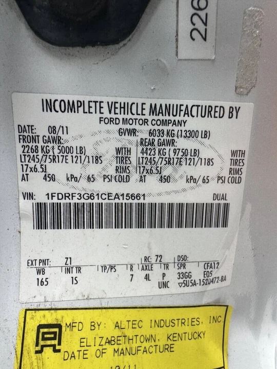 2012 Ford Super Duty 4th Gen - Image 19 of 19