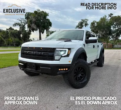 2012 Ford F150 SuperCrew Cab SVT Raptor Pickup 4D 5 1/2 ft