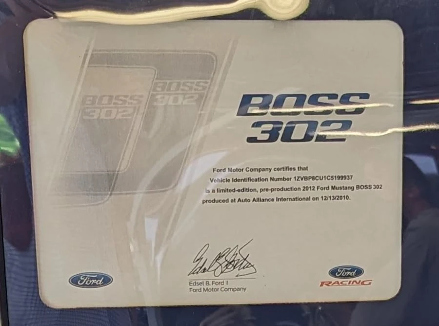 2012 Ford S197 Mustang Boss 302 - Image 16 of 16